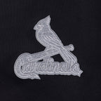 MLB ST. LOUIS CARDINALS REVERSE FRENCH TERRY CHANDAIL À COL ROND EN MOLLETON POUR FEMME (NOIR)