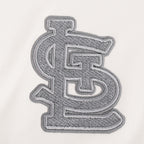 MLB ST. LOUIS CARDINALS REVERSE FRENCH TERRY CHANDAIL À COL ROND EN MOLLETON POUR FEMME (COQUILLE D'ŒUF)