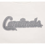 MLB ST. LOUIS CARDINALS REVERSE FRENCH TERRY CHANDAIL À COL ROND EN MOLLETON POUR FEMME (COQUILLE D'ŒUF)