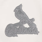 MLB ST. LOUIS CARDINALS REVERSE FRENCH TERRY CHANDAIL À COL ROND EN MOLLETON POUR FEMME (COQUILLE D'ŒUF)
