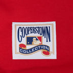 MLB ST. LOUIS CARDINALS RETRO CLASSICS CHANDAIL À CAPUCHON COURT POUR FEMME (ROUGE)