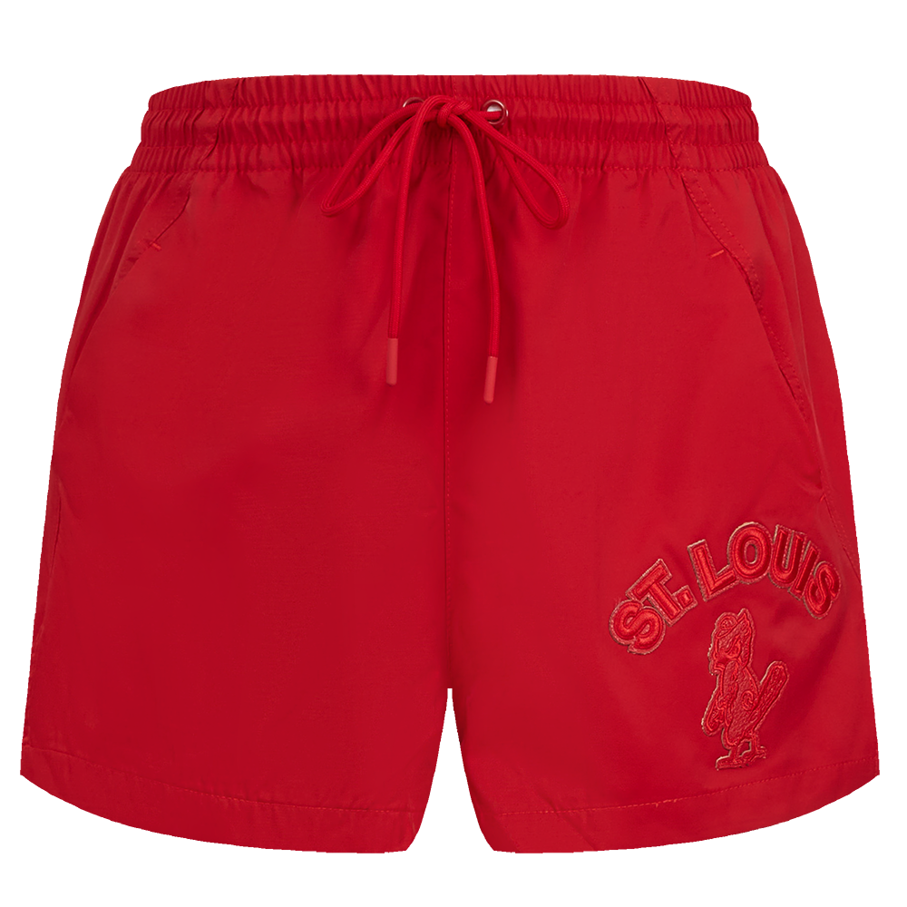 MLB ST. LOUIS CARDINALS TRIPLE TONAL W WOVEN WOMEN'S SHORT (RED)