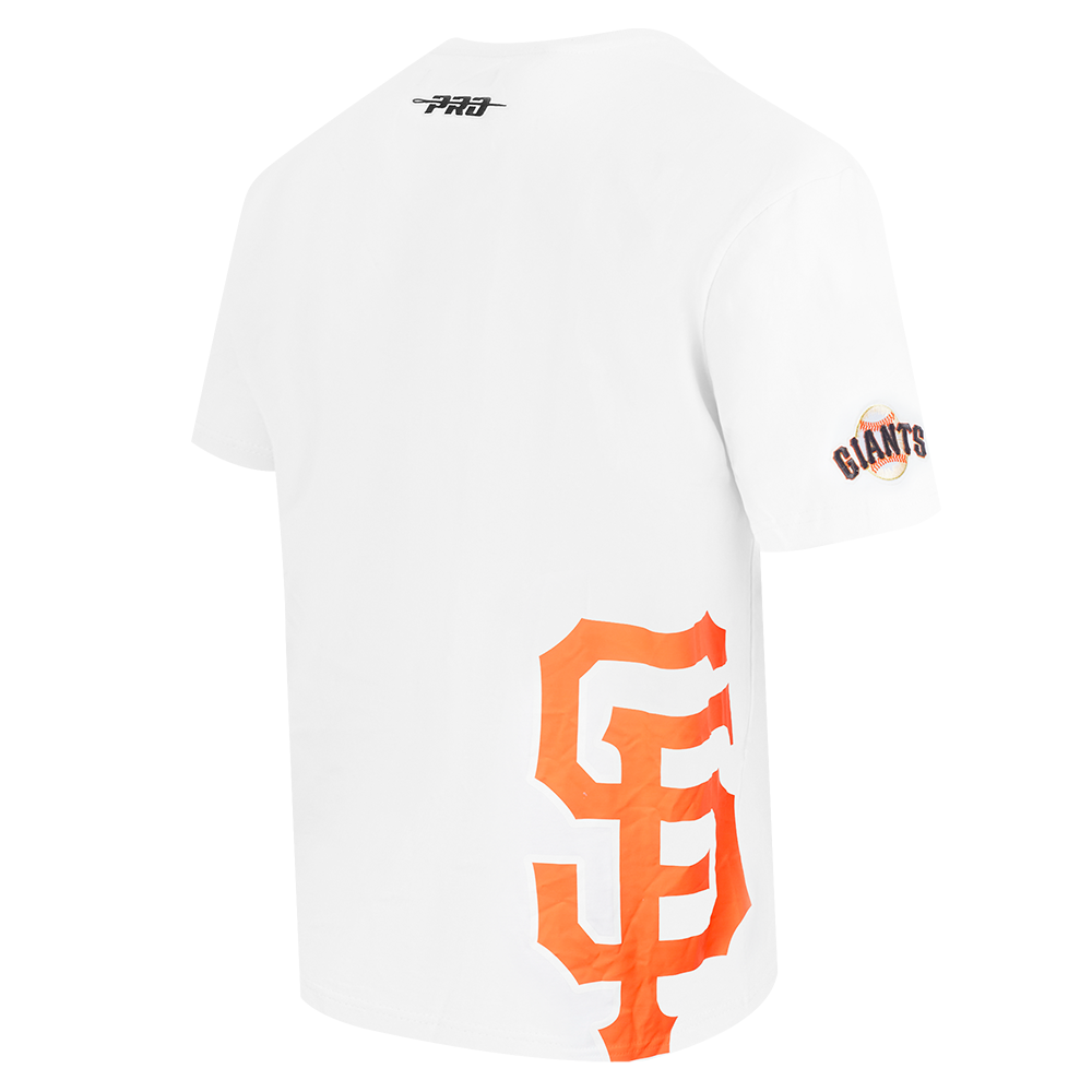 MLB SAN FRANCISCO GIANTS LIVING LARGE HAUT EN JERSEY DE COTON À ÉPAULES TOMBANTES POUR HOMME (BLANC)