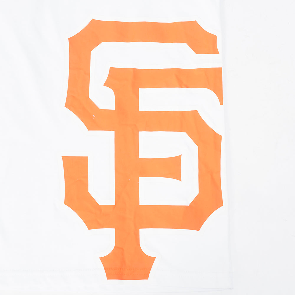 MLB SAN FRANCISCO GIANTS LIVING LARGE HAUT EN JERSEY DE COTON À ÉPAULES TOMBANTES POUR HOMME (BLANC)
