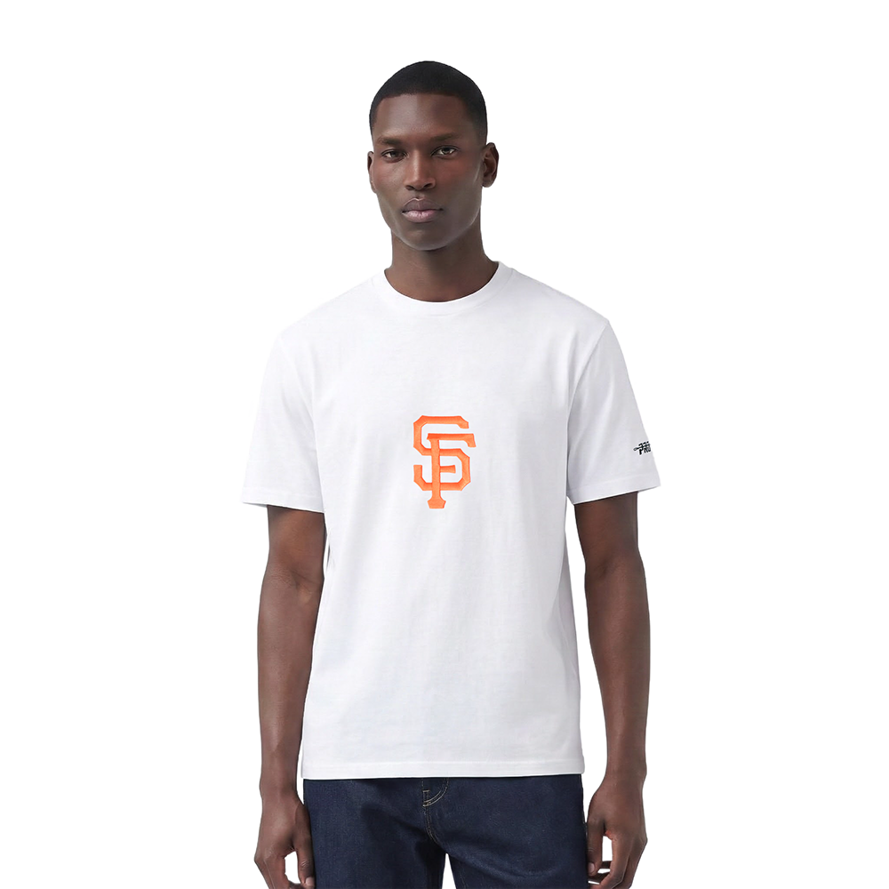 MLB SAN FRANCISCO GIANTS LIVING LARGE HAUT EN JERSEY DE COTON À ÉPAULES TOMBANTES POUR HOMME (BLANC)