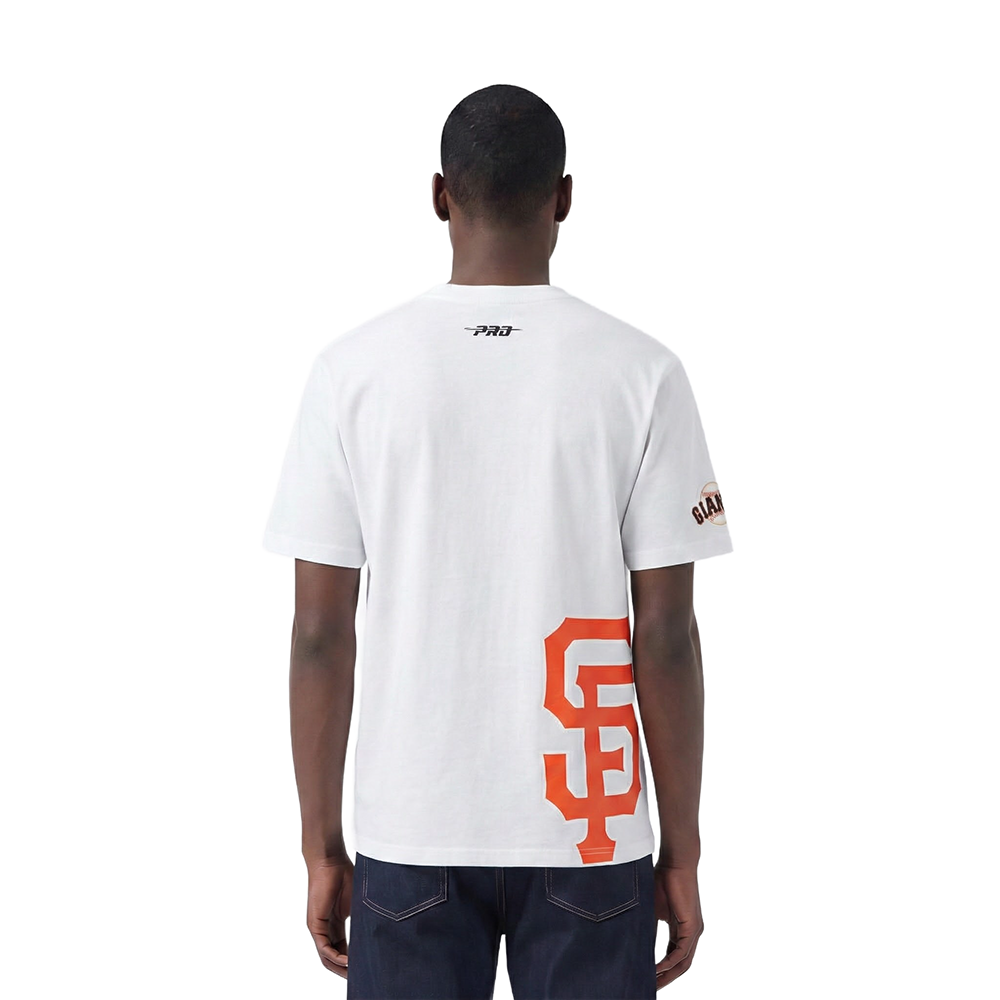 MLB SAN FRANCISCO GIANTS LIVING LARGE HAUT EN JERSEY DE COTON À ÉPAULES TOMBANTES POUR HOMME (BLANC)