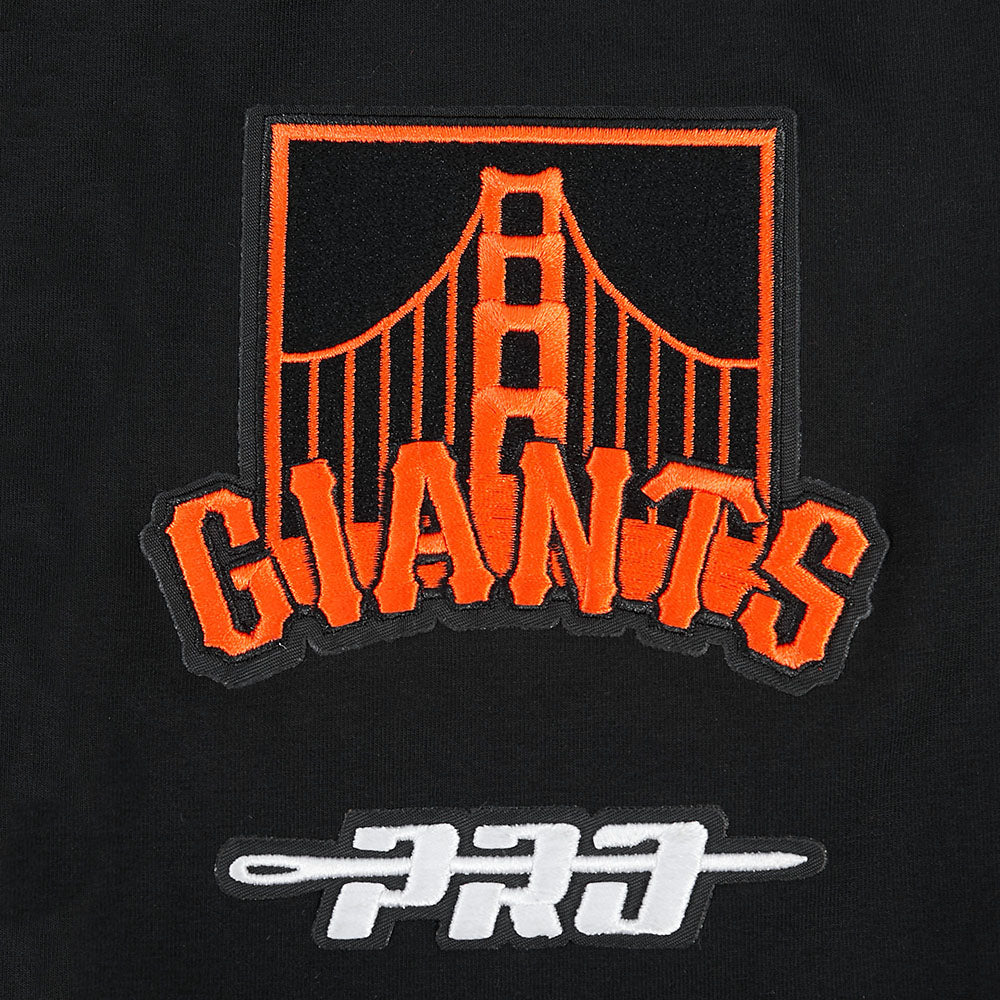 MLB SAN FRANCISCO GIANTS CLASSIC CHENILLE HAUT POUR HOMME (NOIR)
