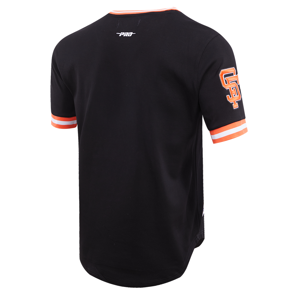 MLB SAN FRANCISCO GIANTS RETRO CLASSIC HAUT POUR HOMME (NOIR/ORANGE)