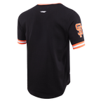 MLB SAN FRANCISCO GIANTS RETRO CLASSIC HAUT POUR HOMME (NOIR/ORANGE)
