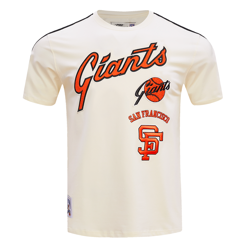 MLB SAN FRANCISCO GIANTS RETRO CLASSIC MEN'S STRIPED TOP (EGGSHELL/ BLACK)