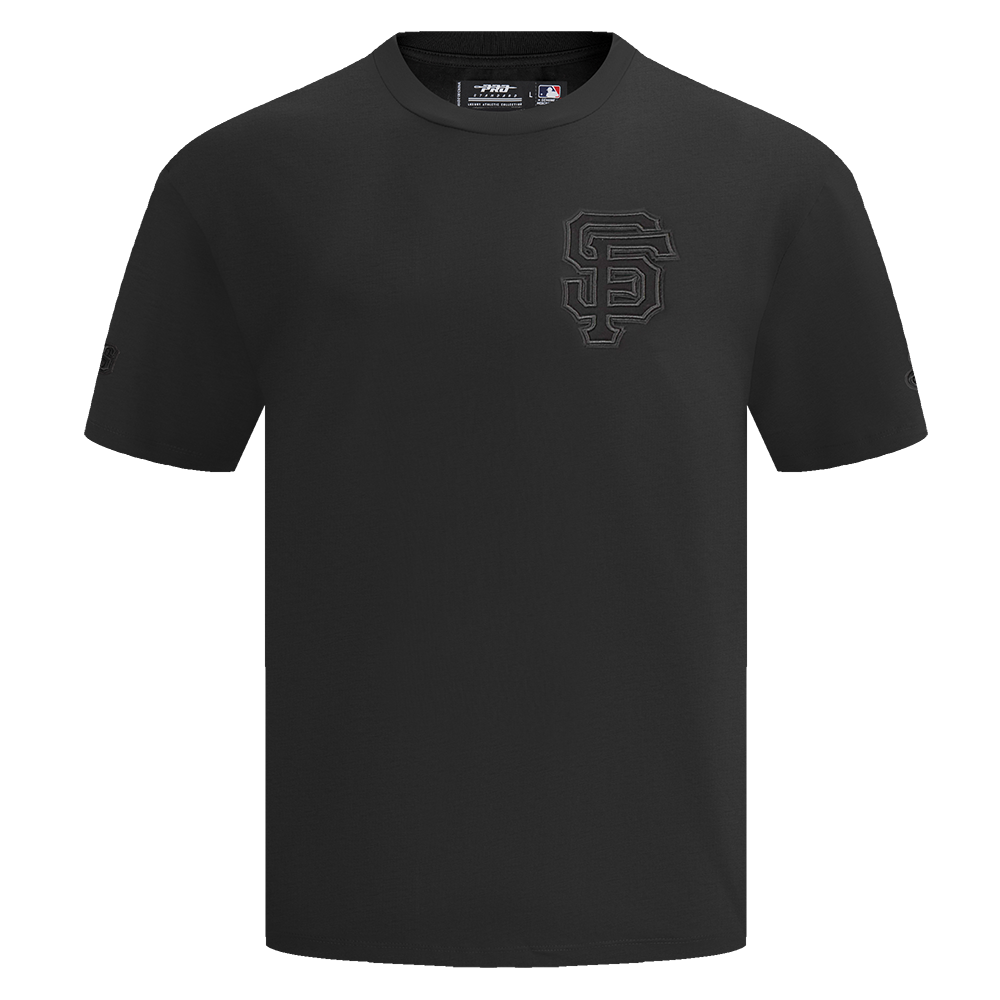 MLB SAN FRANCISCO GIANTS NEUTRAL MEN'S  CJ DROP SHOULDER TOP (BLACK)