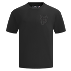 MLB SAN FRANCISCO GIANTS NEUTRAL MEN'S  CJ DROP SHOULDER TOP (BLACK)