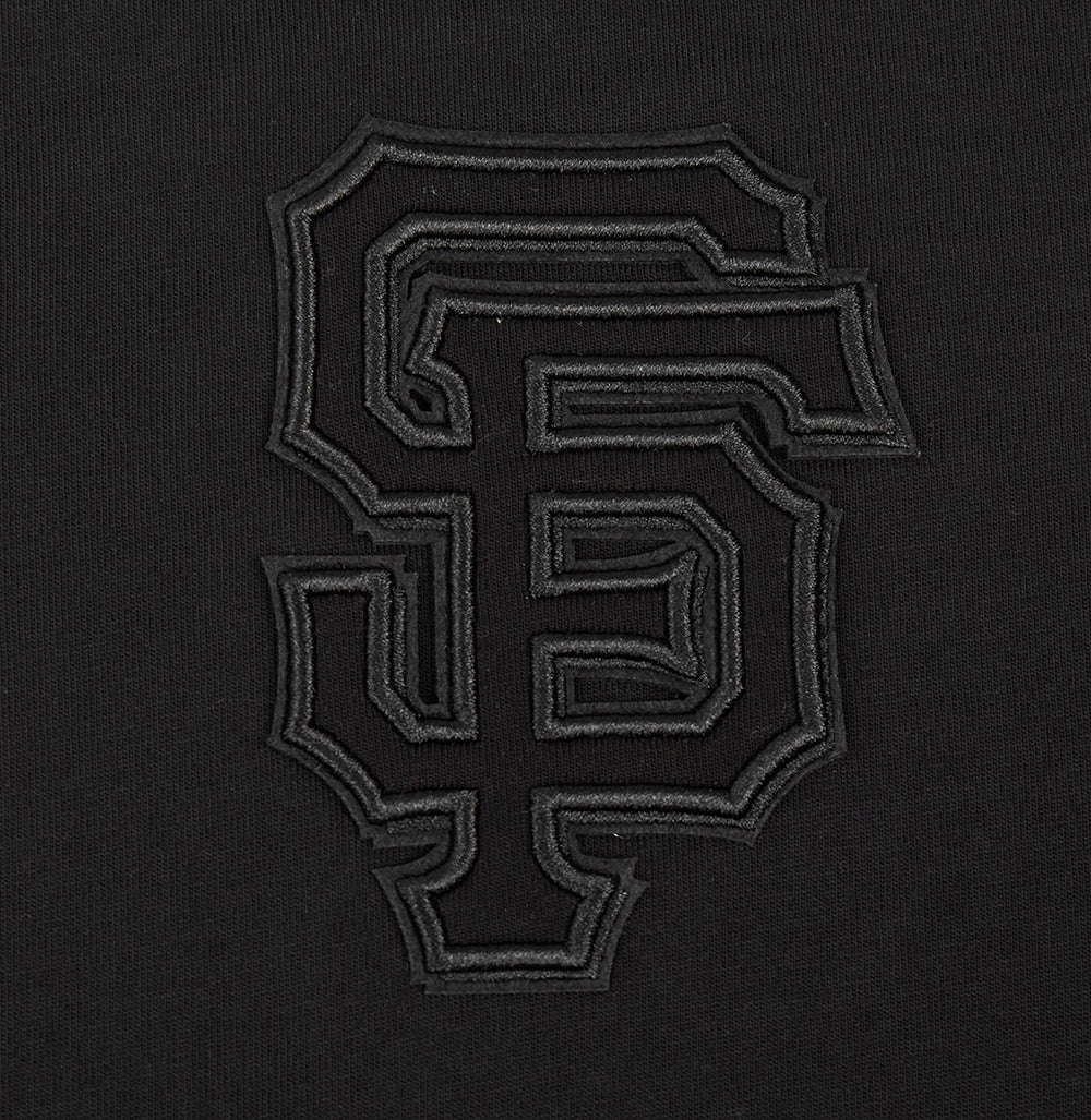 MLB SAN FRANCISCO GIANTS NEUTRAL MEN'S  CJ DROP SHOULDER TOP (BLACK)