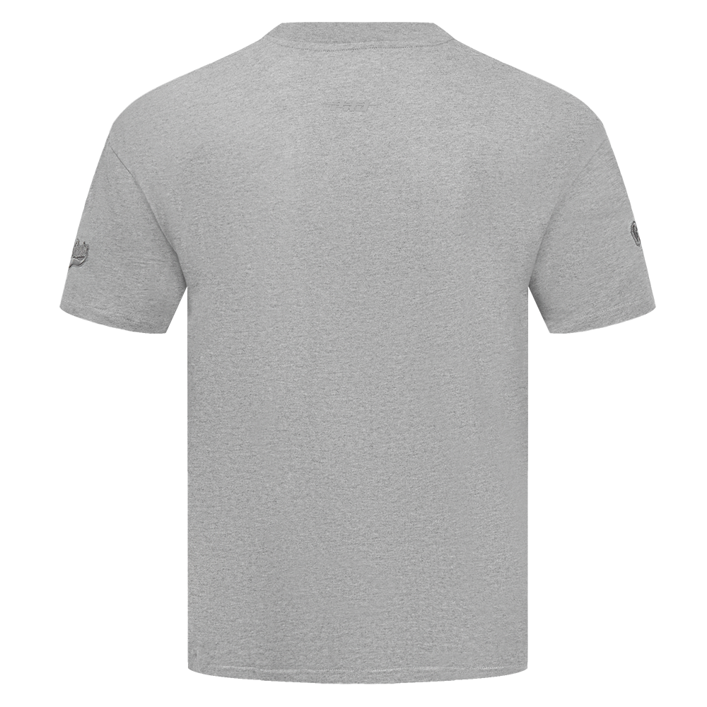 MLB SAN FRANCISCO GIANTS NEUTRAL HAUT EN JERSEY DE COTON À ÉPAULES TOMBANTES POUR HOMME (GRIS CHINÉ FONCÉ)