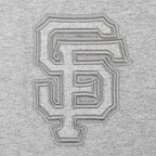 MLB SAN FRANCISCO GIANTS NEUTRAL HAUT EN JERSEY DE COTON À ÉPAULES TOMBANTES POUR HOMME (GRIS CHINÉ FONCÉ)