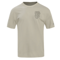 MLB SAN FRANCISCO GIANTS NEUTRAL HAUT EN JERSEY DE COTON À ÉPAULES TOMBANTES POUR HOMME (TAUPE)