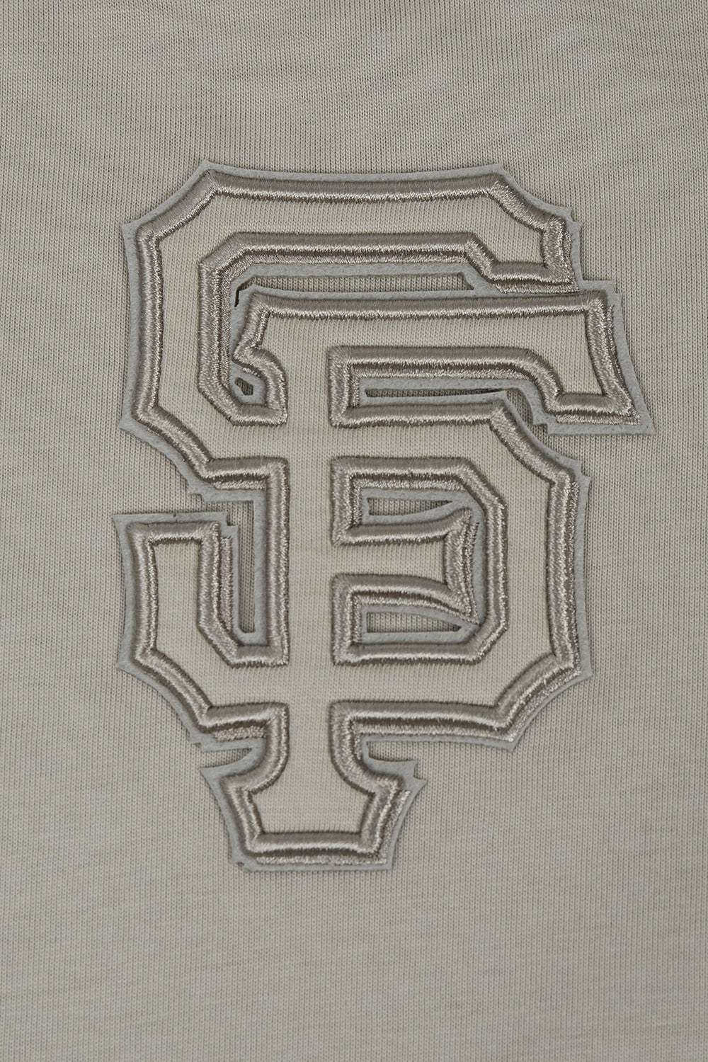 MLB SAN FRANCISCO GIANTS NEUTRAL HAUT EN JERSEY DE COTON À ÉPAULES TOMBANTES POUR HOMME (TAUPE)