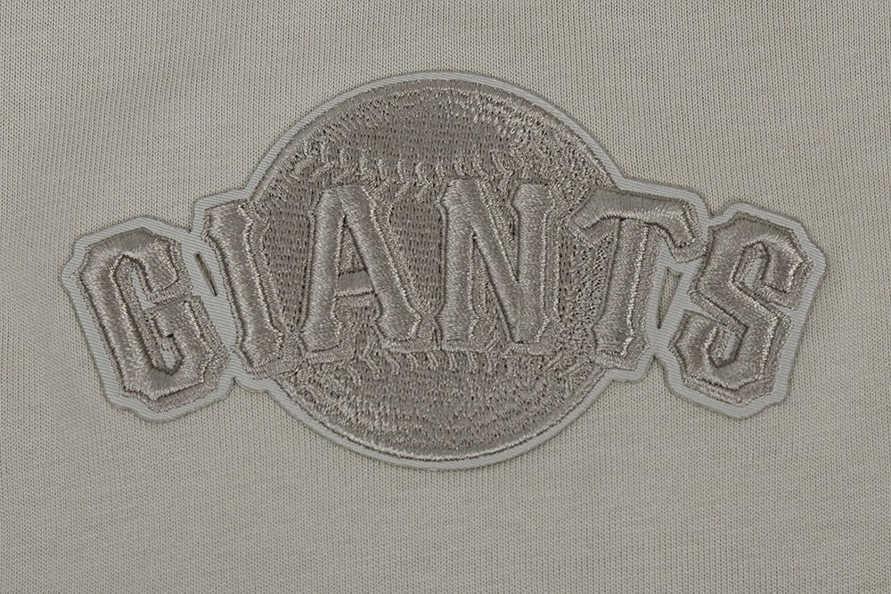MLB SAN FRANCISCO GIANTS NEUTRAL HAUT EN JERSEY DE COTON À ÉPAULES TOMBANTES POUR HOMME (TAUPE)
