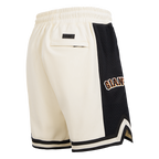 MLB SAN FRANCISCO GIANTS SCRIPT TAIL SHORT EN MAILLE DOUBLE 2.0 POUR HOMME (COQUILLE D'ŒUF/NOIR)