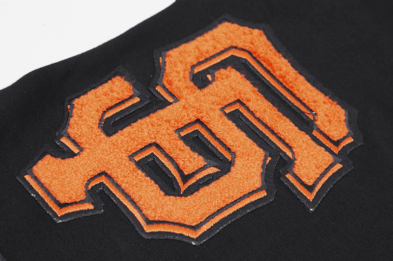 MLB SAN FRANCISCO GIANTS CLASSIC CHENILLE SHORT POUR HOMME (NOIR)