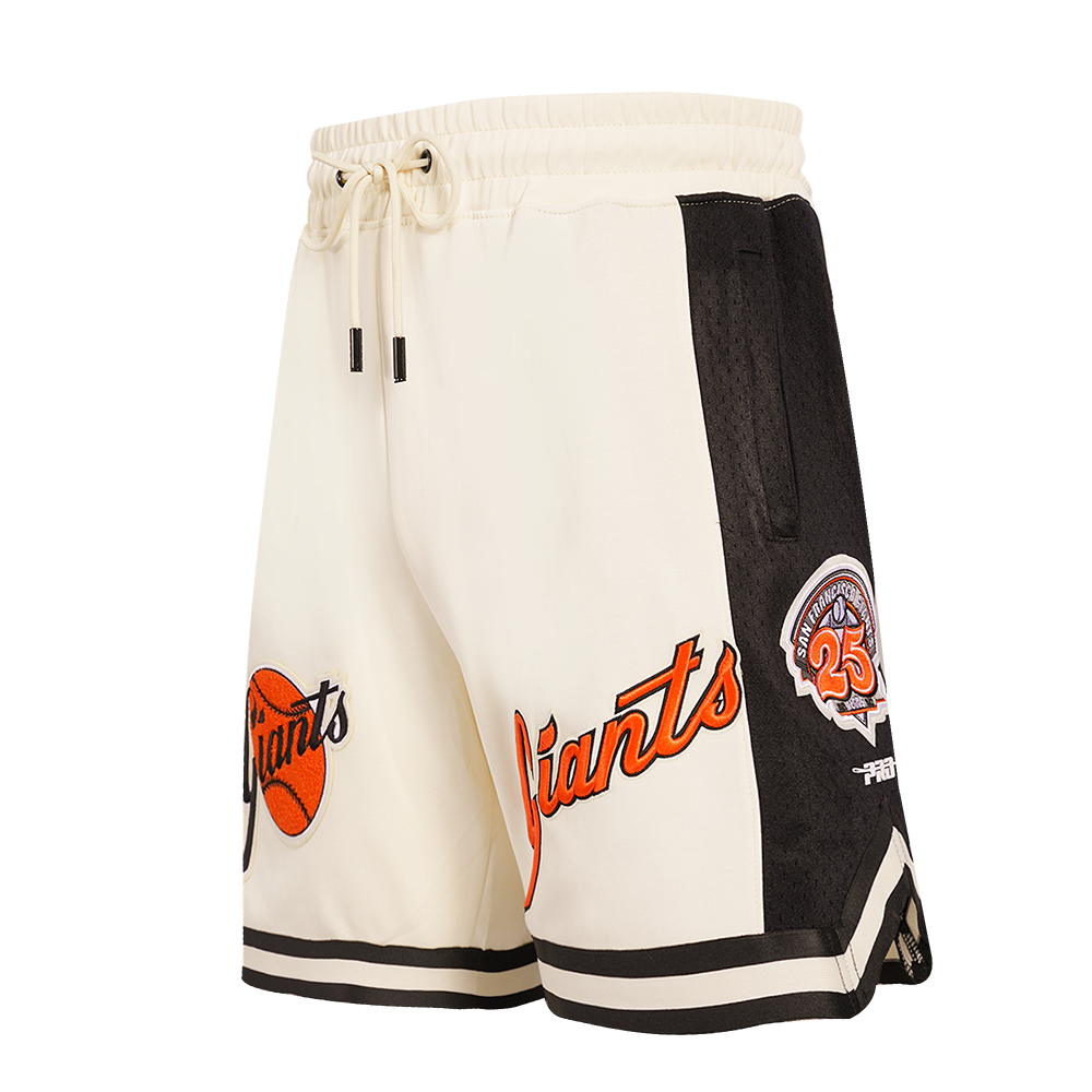 MLB SAN FRANCISCO GIANTS RETRO CLASSIC SHORT 2.0 POUR HOMME (COQUILLE D'ŒUF/NOIR)