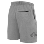 MLB SAN FRANCISCO GIANTS NEUTRAL SHORT EN MOLLETON POUR HOMME (GRIS CHINÉ FONCÉ)
