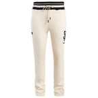 MLB SAN FRANCISCO GIANTS SCRIPT TAIL PANTALON OUATÉ EN MOLLETON CÔTELÉ POUR HOMME (COQUILLE D'ŒUF/NOIR)