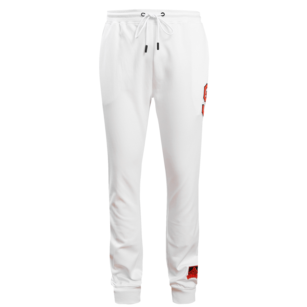 MLB SAN FRANCISCO GIANTS CLASSIC CHENILLE MEN'S JOGGER (WHITE)