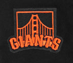 MLB SAN FRANCISCO GIANTS MASH UP PANTALON OUATÉ EN MOLLETON CÔTELÉ POUR HOMME (NOIR/ORANGE)
