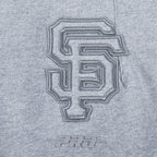 MLB SAN FRANCISCO GIANTS NEUTRAL PANTALON OUATÉ EN MOLLETON POUR HOMME (GRIS CHINÉ FONCÉ)