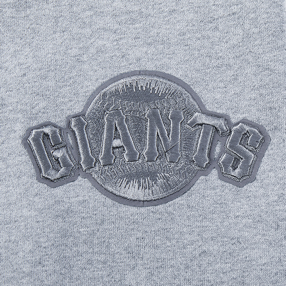 MLB SAN FRANCISCO GIANTS NEUTRAL PANTALON OUATÉ EN MOLLETON POUR HOMME (GRIS CHINÉ FONCÉ)