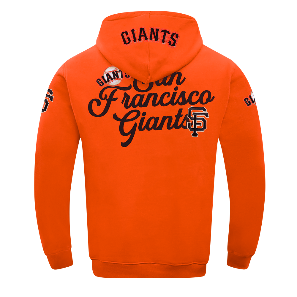 MLB SAN FRANCISCO GIANTS SOUVENIR MEN'S FLC PO HOODIE (ORANGE)