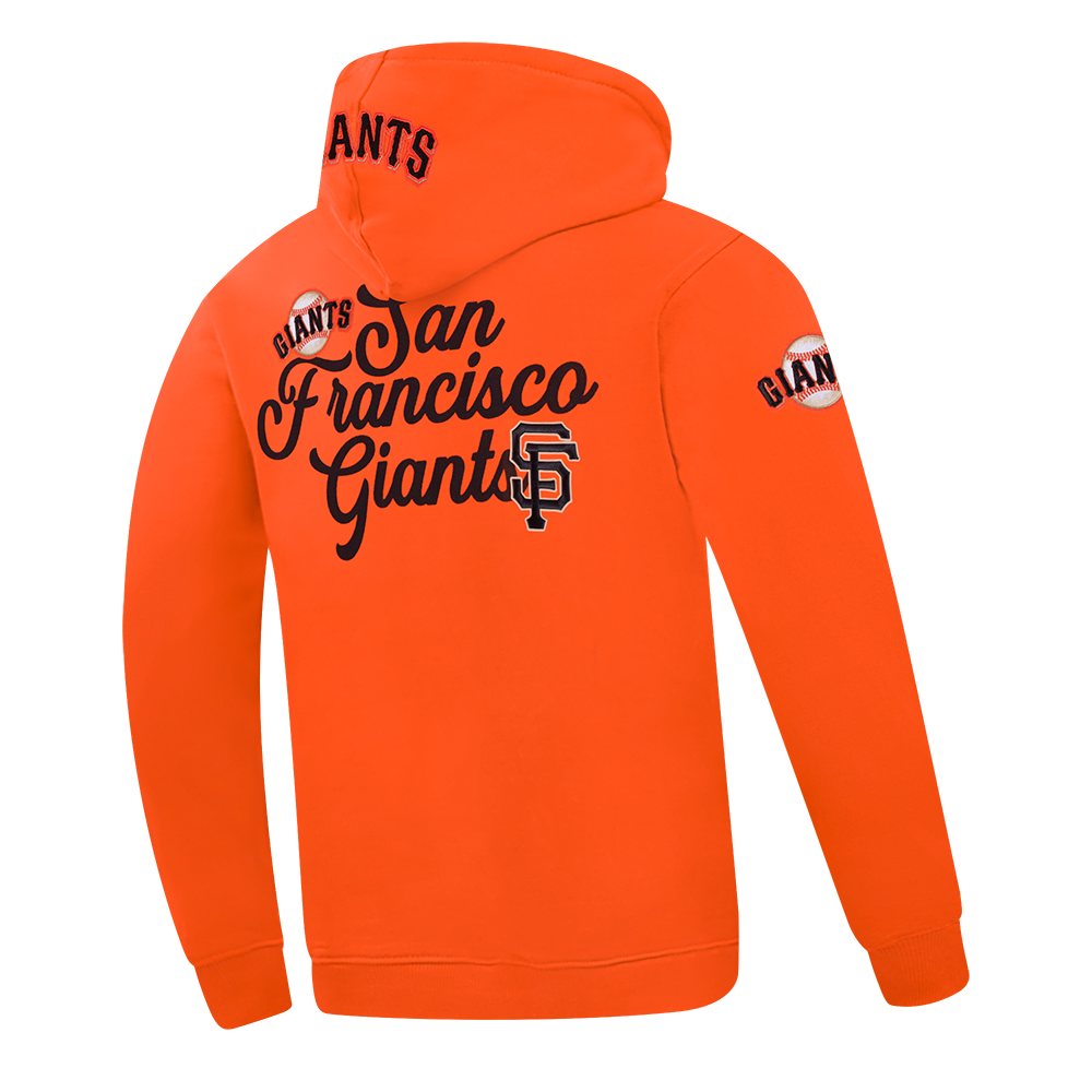MLB SAN FRANCISCO GIANTS SOUVENIR MEN'S FLC PO HOODIE (ORANGE)