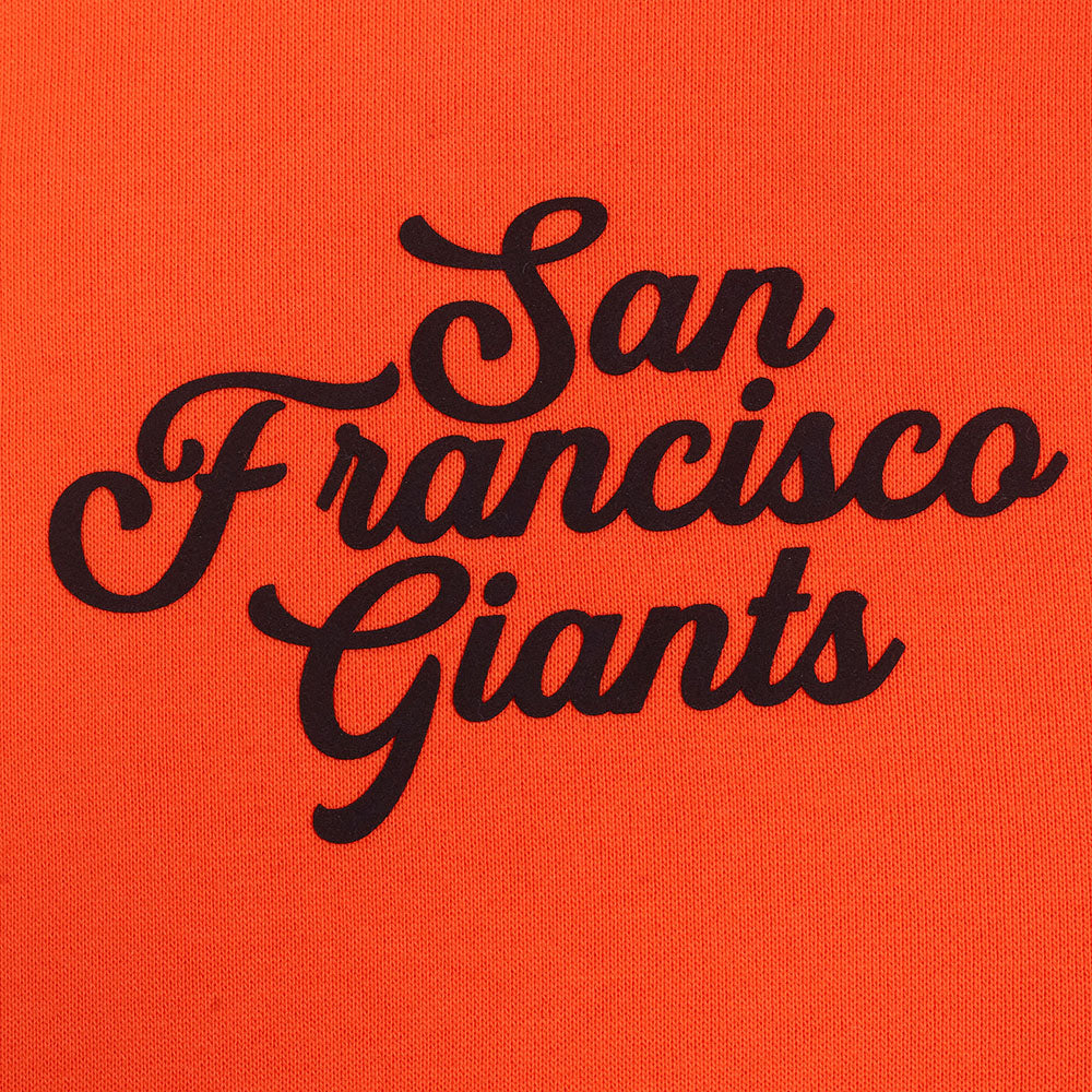 MLB SAN FRANCISCO GIANTS SOUVENIR MEN'S FLC PO HOODIE (ORANGE)