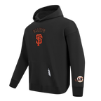 MLB SAN FRANCISCO GIANTS WINGSPAN CHANDAIL À CAPUCHON EN MOLLETON À ÉPAULES TOMBANTES POUR HOMME (NOIR)