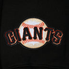 MLB SAN FRANCISCO GIANTS WINGSPAN CHANDAIL À CAPUCHON EN MOLLETON À ÉPAULES TOMBANTES POUR HOMME (NOIR)