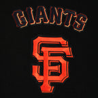 MLB SAN FRANCISCO GIANTS WINGSPAN CHANDAIL À CAPUCHON EN MOLLETON À ÉPAULES TOMBANTES POUR HOMME (NOIR)