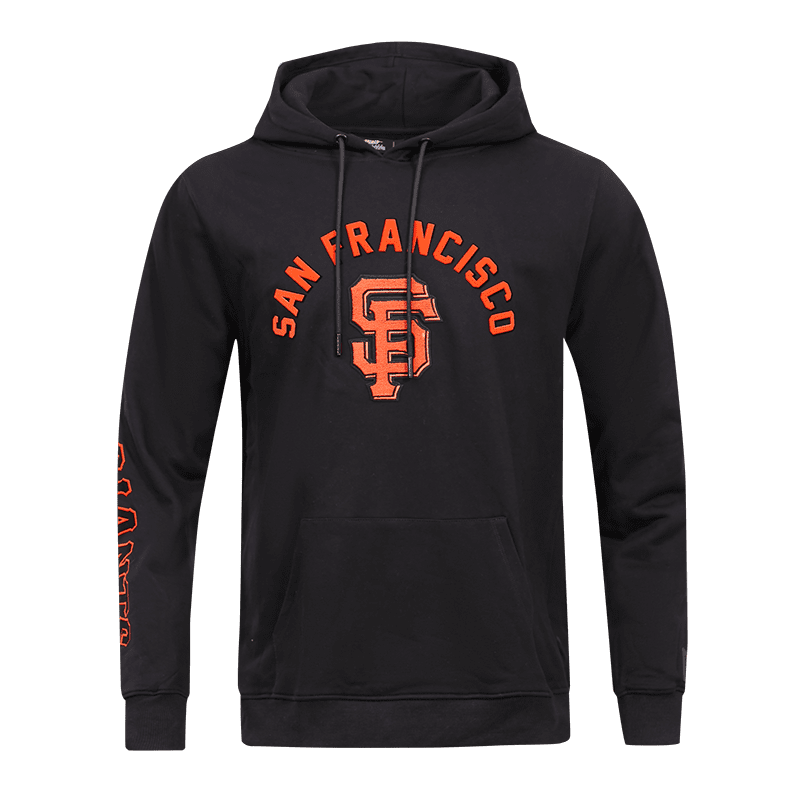 MLB SAN FRANCISCO GIANTS CLASSIC CHANDAIL À CAPUCHON À GLISSIÈRE POUR HOMME (NOIR)