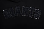 MLB SAN FRANCISCO GIANTS TRIPLE BLACK CHANDAIL À CAPUCHON LOGO POUR HOMME (TRIPLE NOIR)
