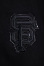 MLB SAN FRANCISCO GIANTS TRIPLE BLACK CHANDAIL À CAPUCHON LOGO POUR HOMME (TRIPLE NOIR)