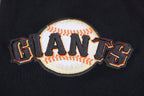 MLB SAN FRANCISCO GIANTS MASH UP MEN'S RIB FLC PO HOODIE (BLACK/ORANGE)