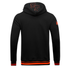 MLB SAN FRANCISCO GIANTS MASH UP MEN'S RIB FLC PO HOODIE (BLACK/ORANGE)