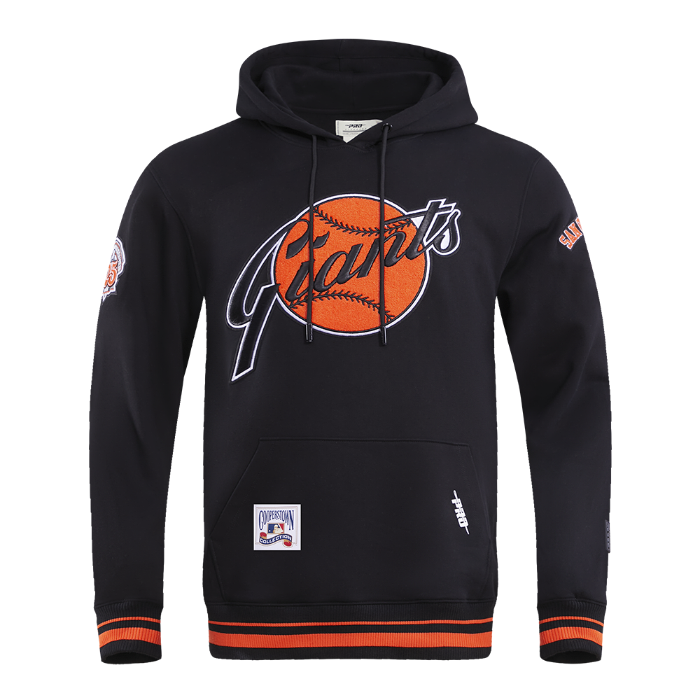 MLB SAN FRANCISCO GIANTS RETRO CLASSIC CHANDAIL À CAPUCHON POUR HOMME (NOIR/ORANGE)