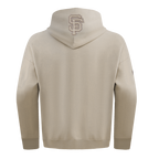 MLB SAN FRANCISCO GIANTS NEUTRAL DROP SHOULDER MEN'S PULLOVER HOODIE (TAUPE)