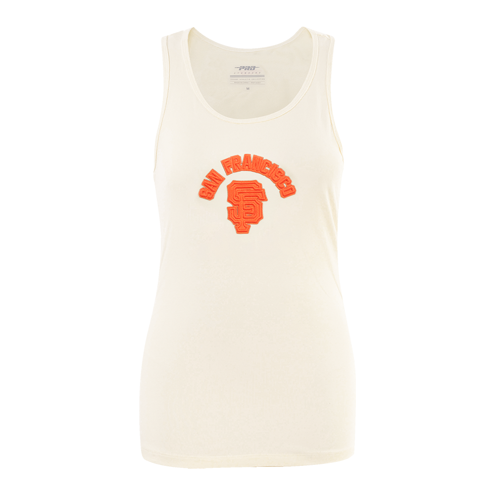 MLB SAN FRANCISCO GIANTS TRIPLE TONAL RELAXED FIT WOMEN'S RACERBACK (EGGSHELL)