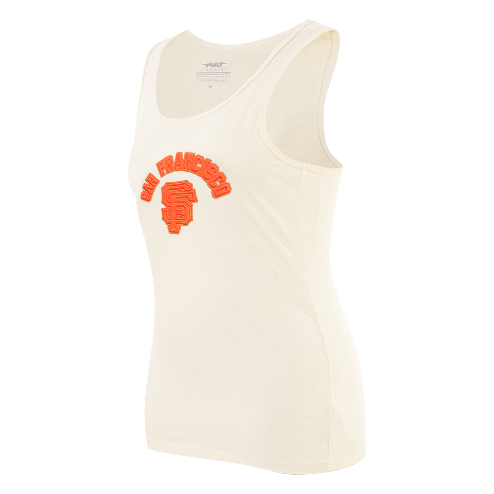 MLB SAN FRANCISCO GIANTS TRIPLE TONAL RELAXED FIT WOMEN'S RACERBACK (EGGSHELL)