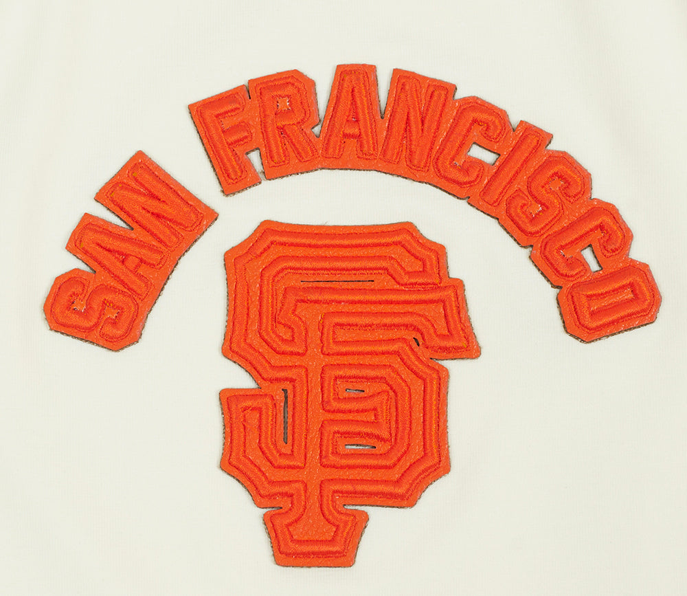 MLB SAN FRANCISCO GIANTS TRIPLE TONAL RELAXED FIT WOMEN'S RACERBACK (EGGSHELL)