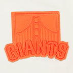 MLB SAN FRANCISCO GIANTS TRIPLE TONAL T-SHIRT EN JERSEY SIMPLE À COUPE CARRÉE POUR FEMME (COQUILLE D'ŒUF)