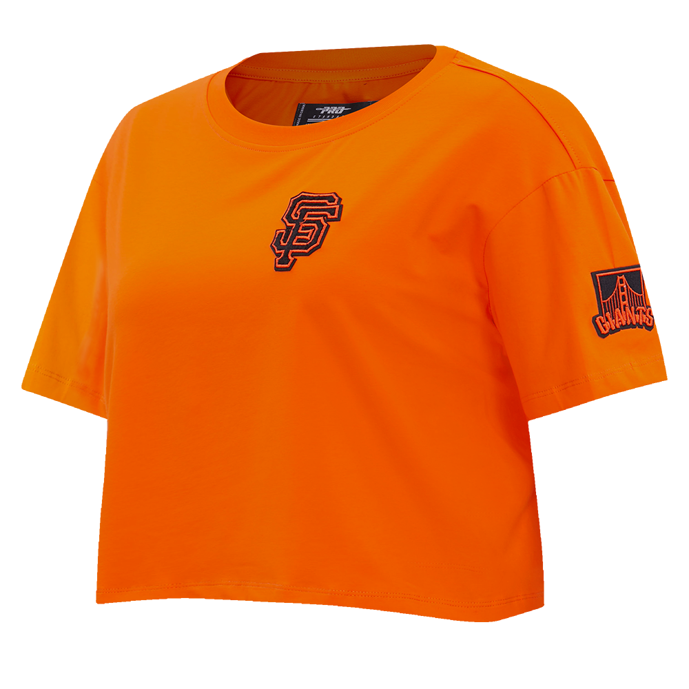 MLB SAN FRANCISCO GIANTS CLASSIC WOMEN'S BOXY TOP (ORANGE)