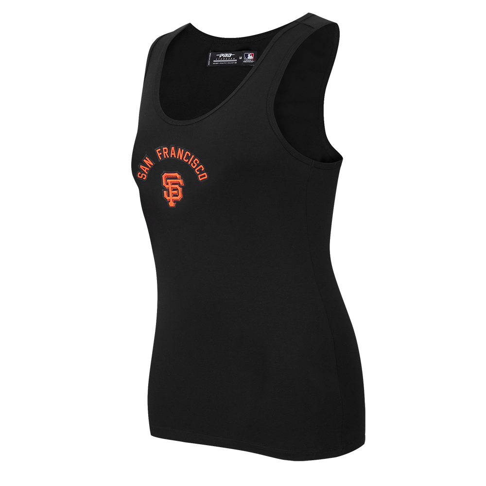 MLB SAN FRANCISCO GIANTS CLASSIC WOMEN'S RELAXED FIT RACERBACK (BLACK)